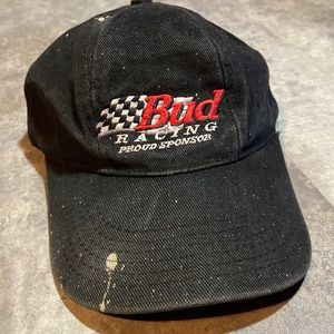 BUD RACING SPONSOR Cap Trucker Hat strapback
